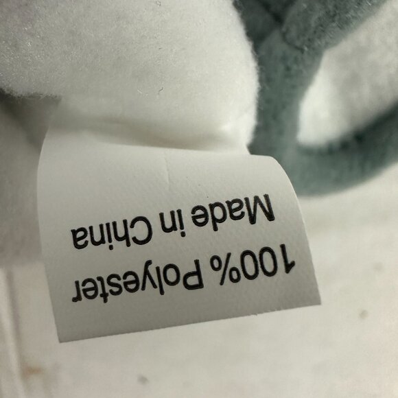 Womens Green Fleece Gloves With Black Cat Embroidery Polyester Winter Warm - Picture 4 of 4